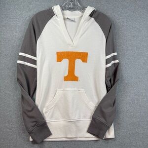 University of Tennessee Columbia Long‎ Sleeve Lighter Weight V-Neck Hoodie Sz M
